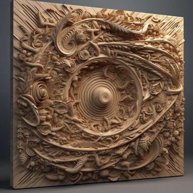 Patterns and decorations stl complex 3 3d model